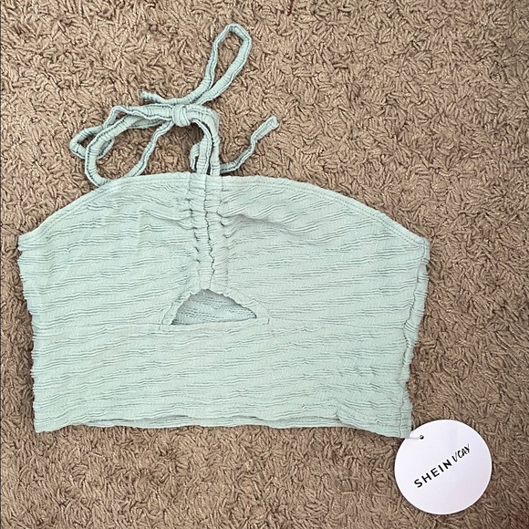 SHEIN Tops - String halter top - brand new, never worn!